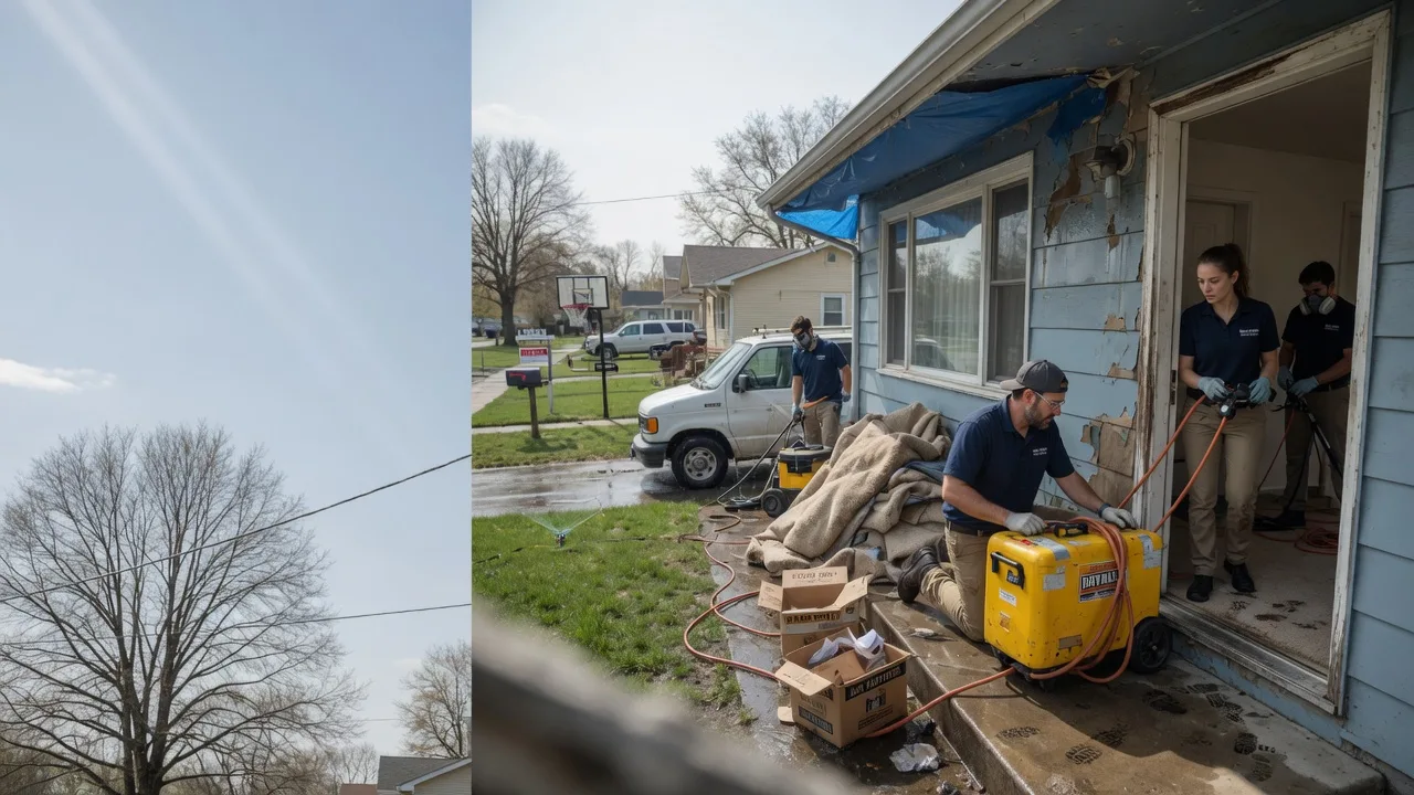 Basement Flood Cleanup in Cornell, IL near me
